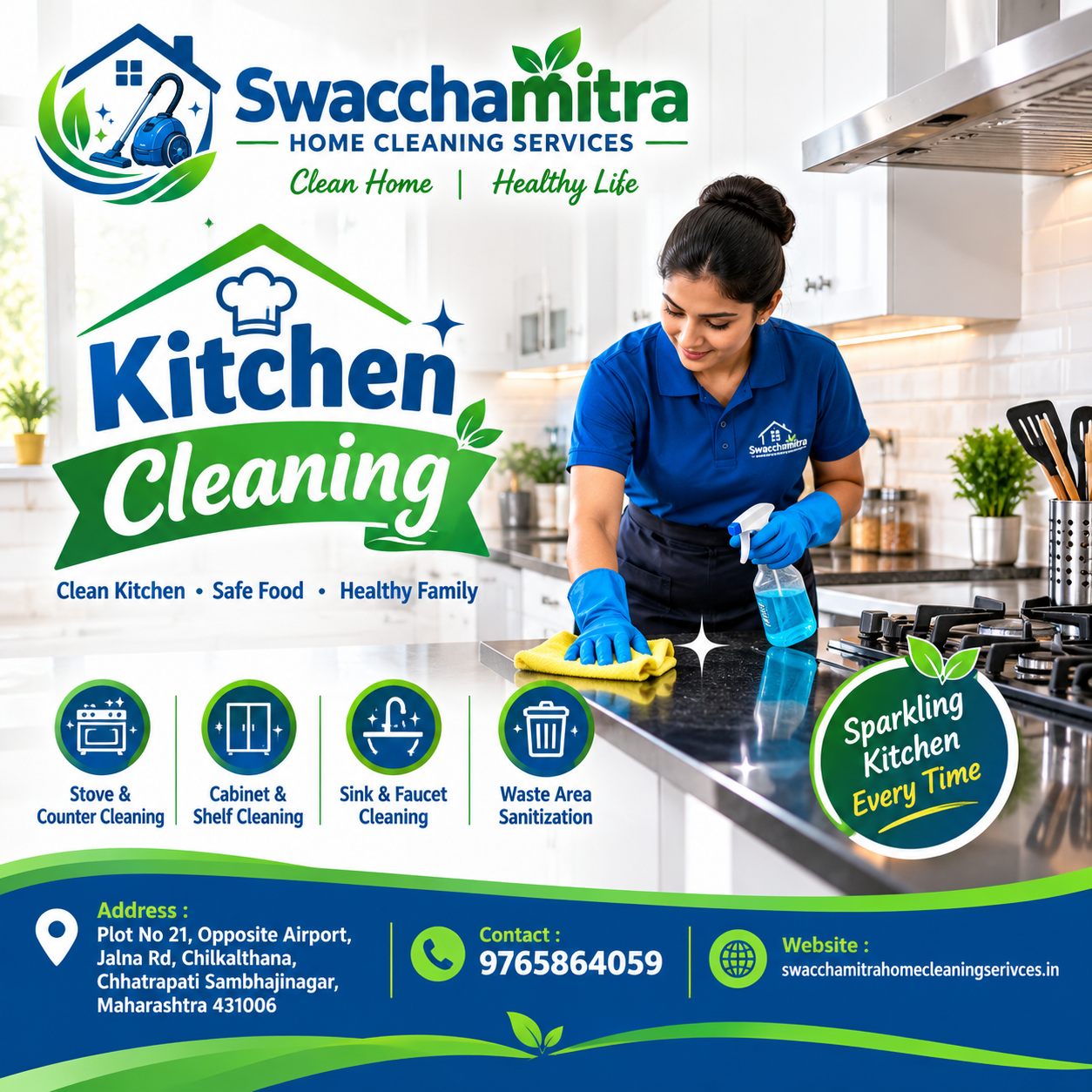 Kitchen Deep Cleaning Services in Aurangabad
